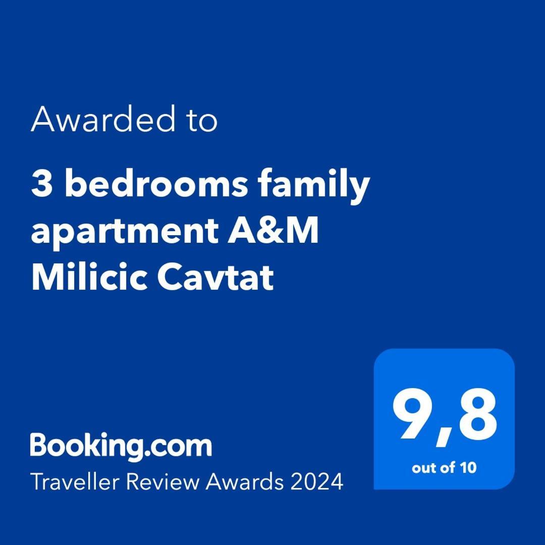 A&M Cavtat Family Apartment - 3 Bedrooms And Free Parking Eksteriør billede